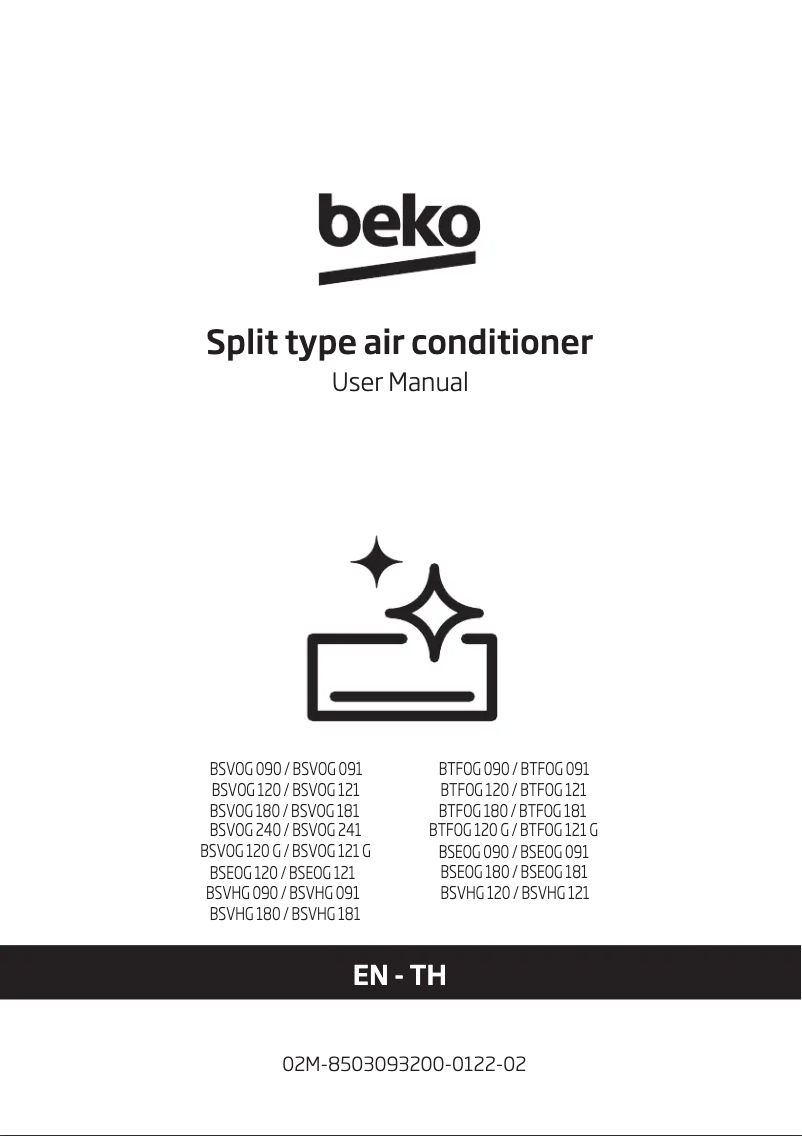 Image de la première page du manuel de l'appareil BSVOG 181