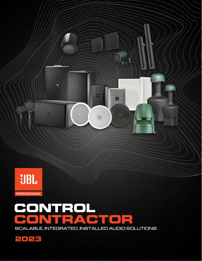 Page 1 de la notice Brochure JBL Control 23-1