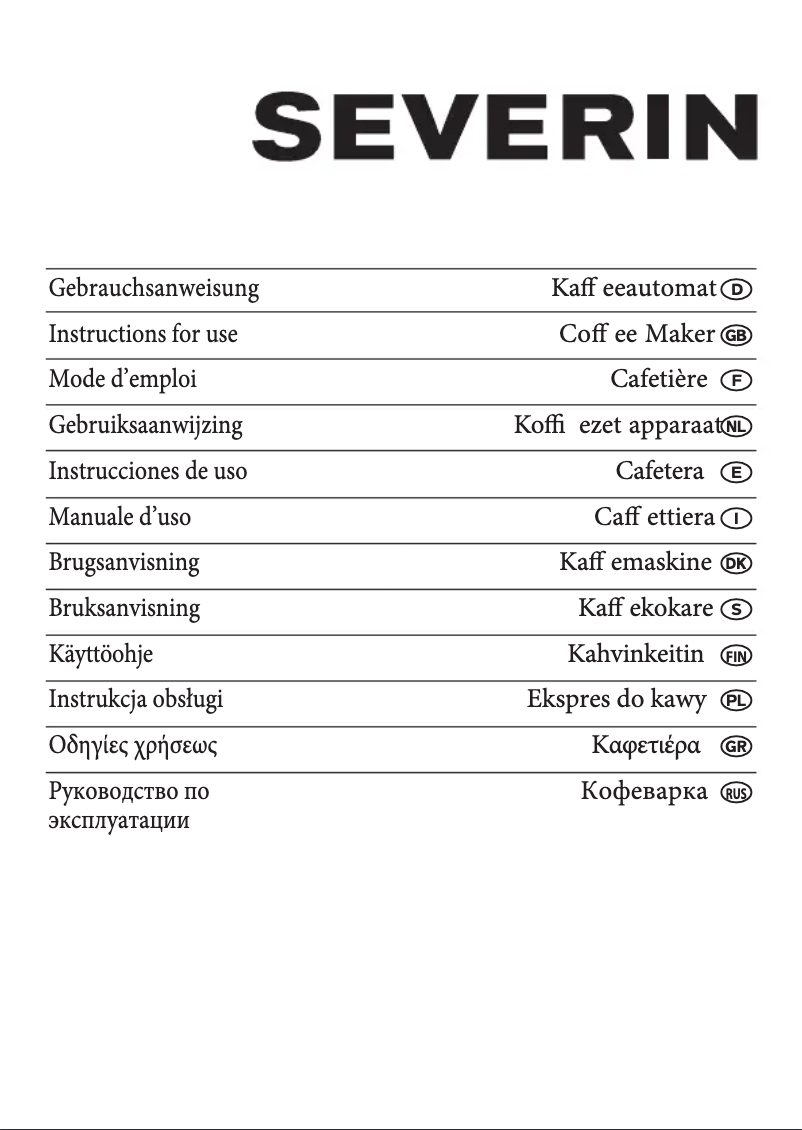 Image de la première page du manuel de l'appareil KA 4213
