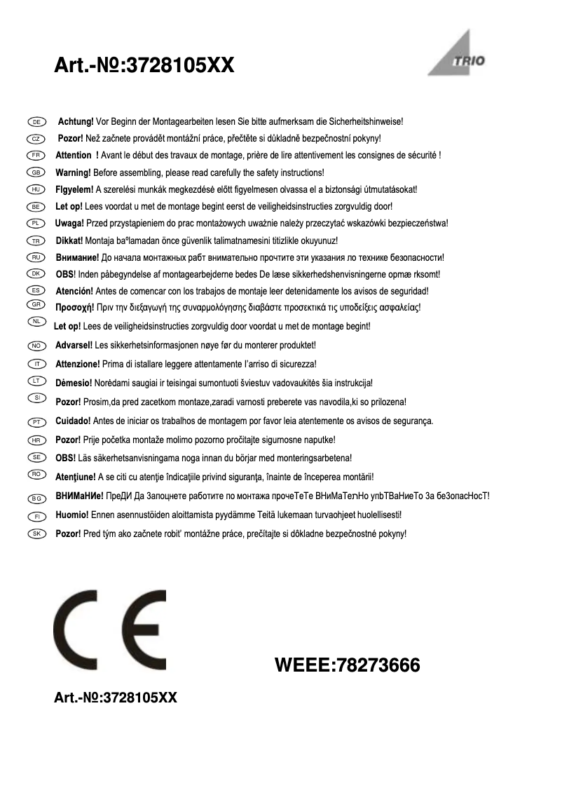 Image de la première page du manuel de l'appareil Bolou