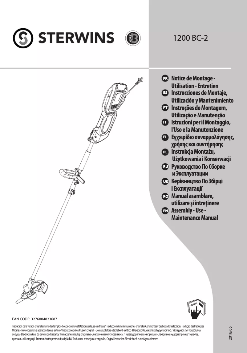Page n°1 - Manuel utilisateur Sterwins 1200 BC-2