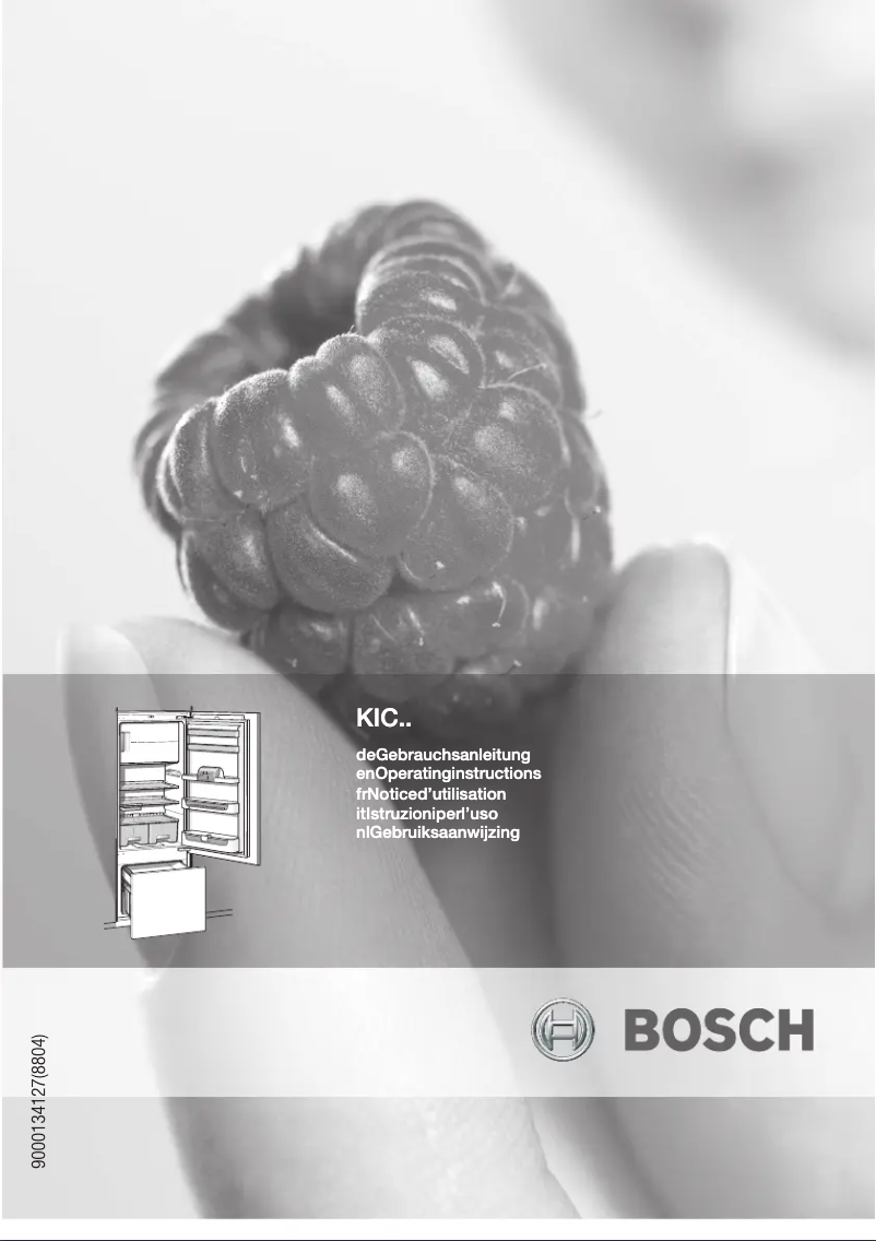 Page n°1 - Manuel utilisateur Bosch KIC38A40