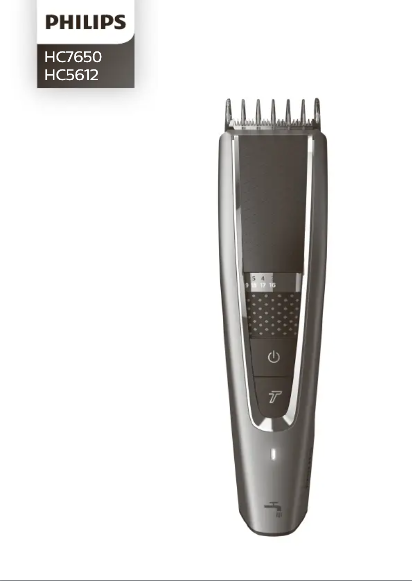 Imagen de la primera página del manual del dispositivo Series 5000 HC5612