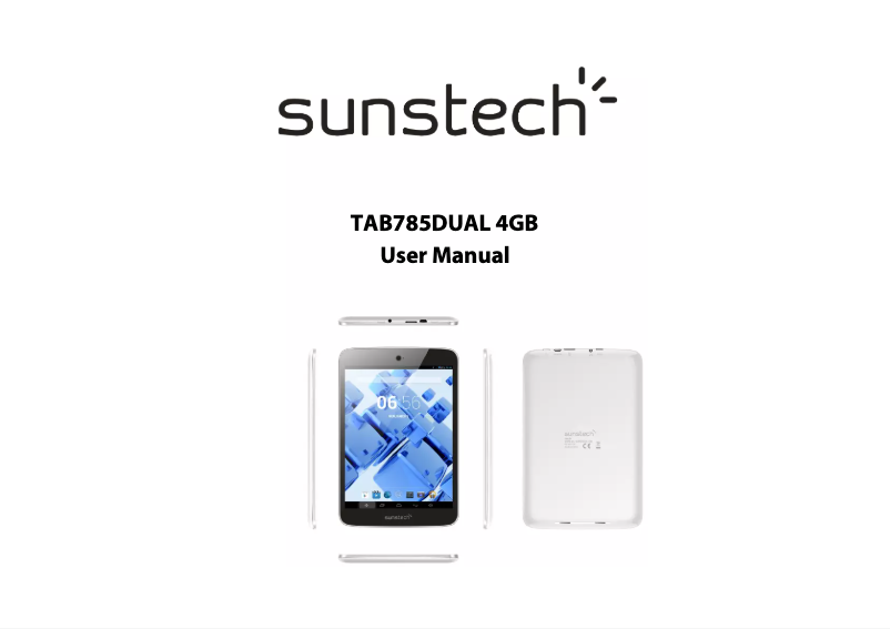 Page n°1 - Manuel utilisateur Sunstech Tab 785 Dual