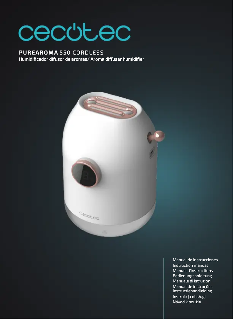 Image de la première page du manuel de l'appareil PureAroma 550 Cordless