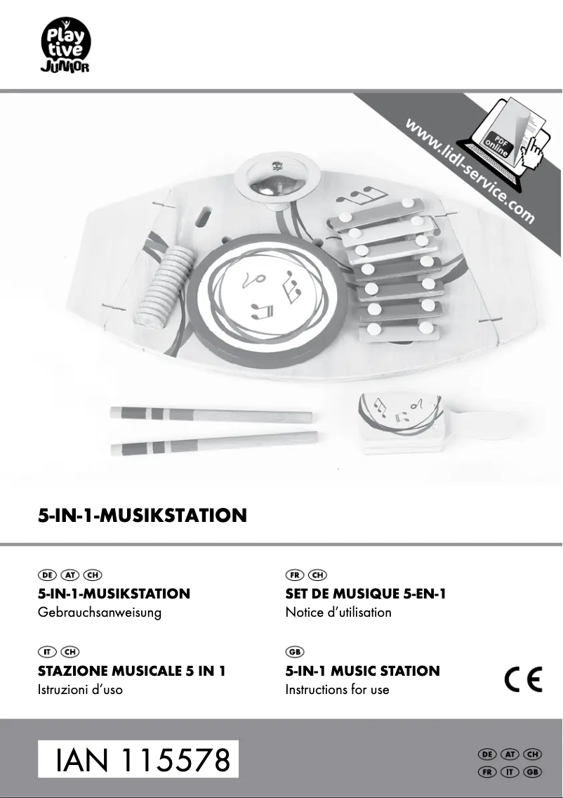 Página 1 del manual Manual de usuario Playtive IAN 115578