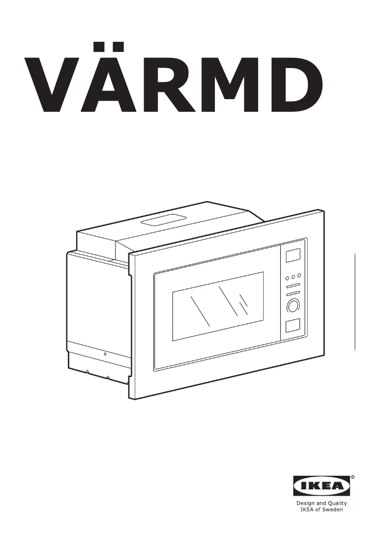 Image de la première page du manuel de l'appareil VÄRMD