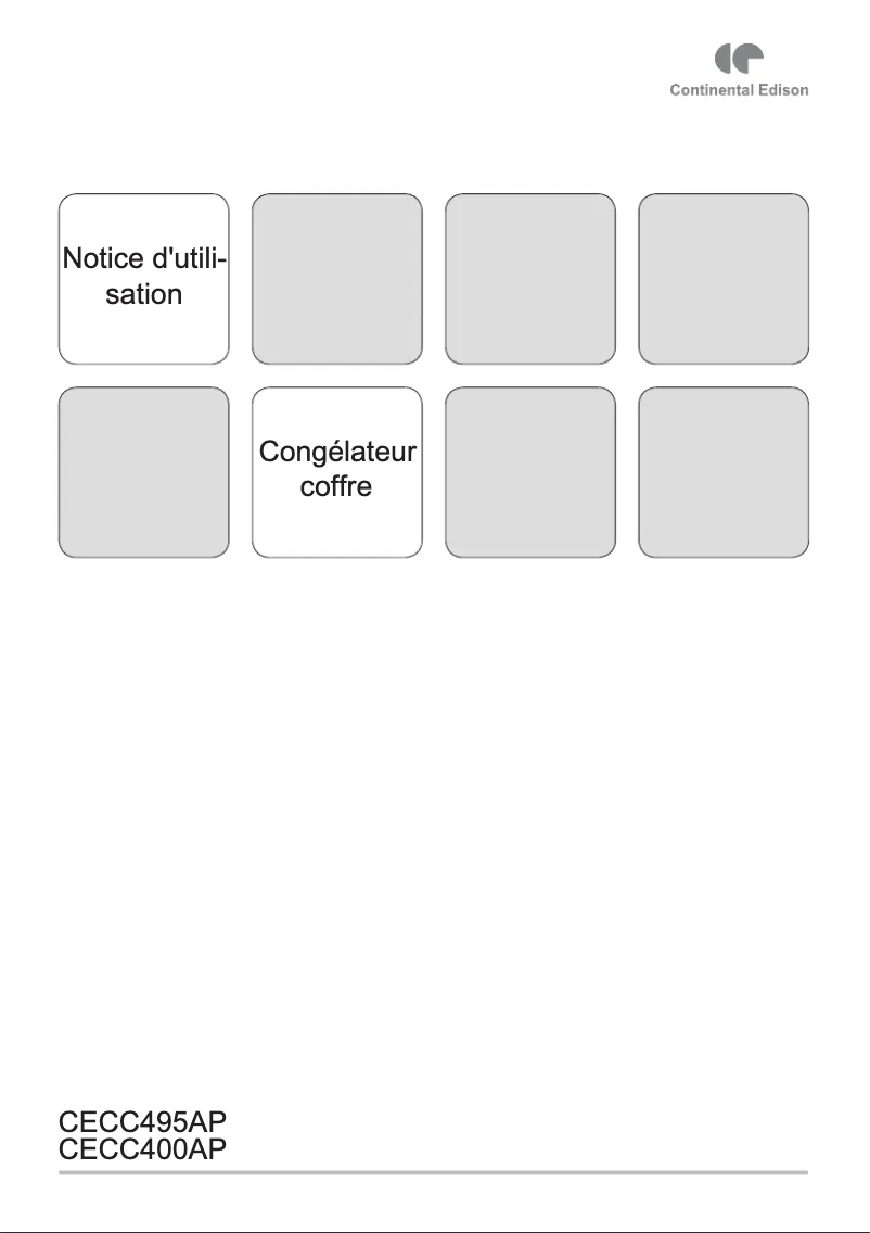 Image de la première page du manuel de l'appareil CECC495AP