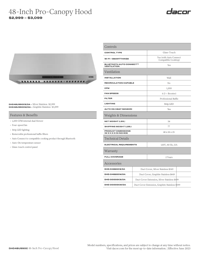Image de la première page du manuel de l'appareil DHD48U990CM/DA
