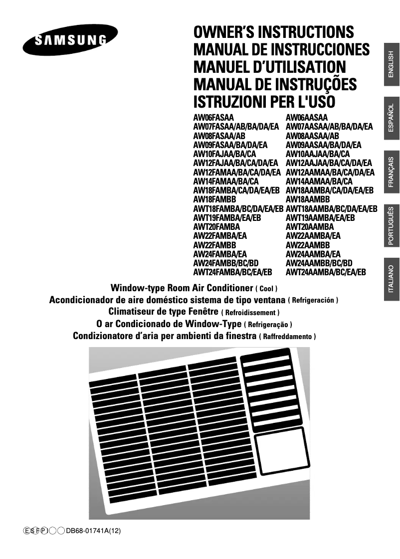 Página 1 del manual Manual de usuario Samsung AWT84FAMEB