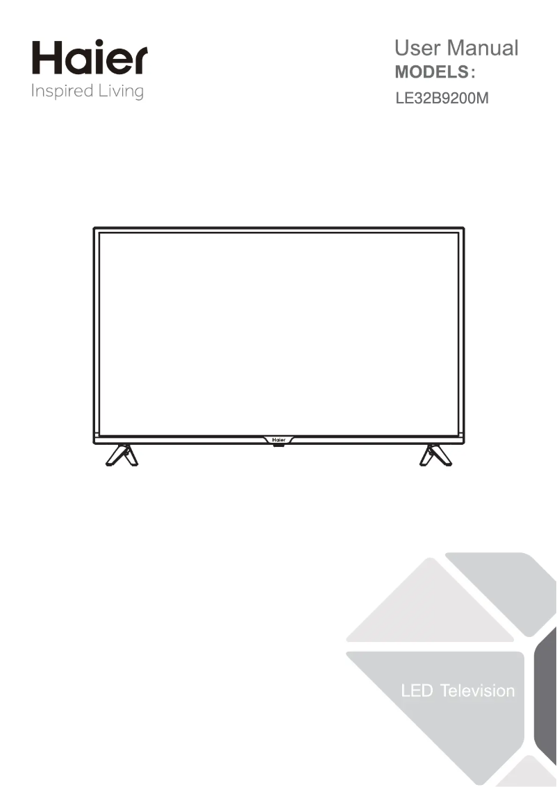 Page 1 de la notice Manuel utilisateur Haier LE43B9200M