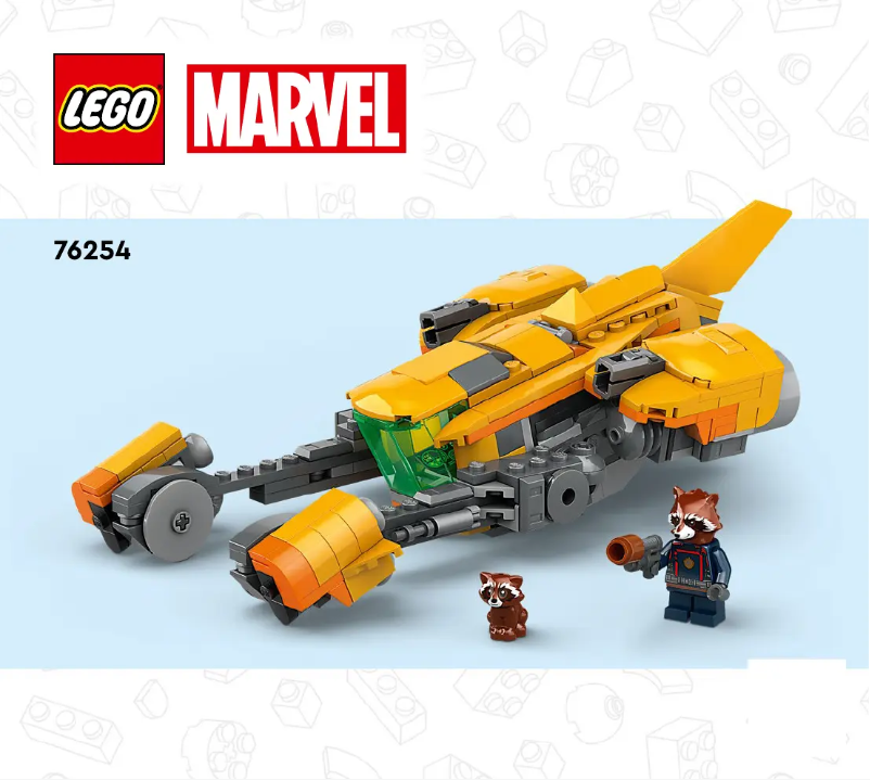 Page n°1 - Consignes visuelles Lego Marvel 76254