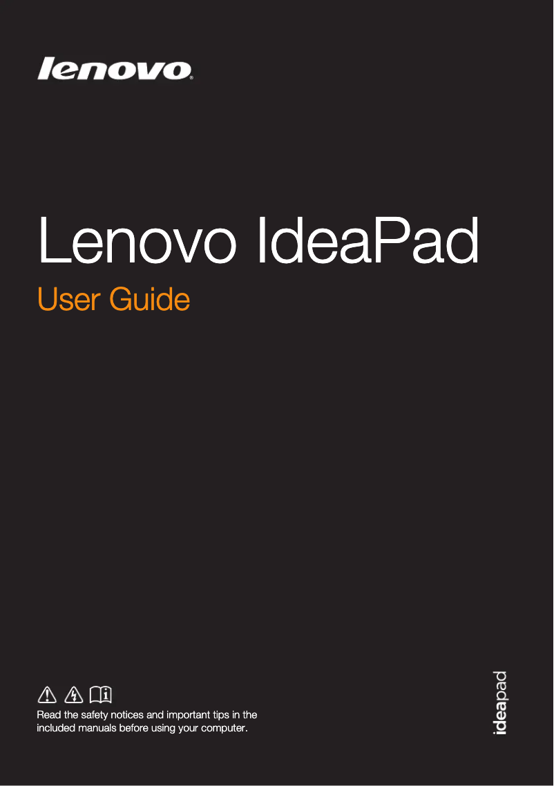 Page n°1 - Manuel utilisateur Lenovo IdeaPad 500-15