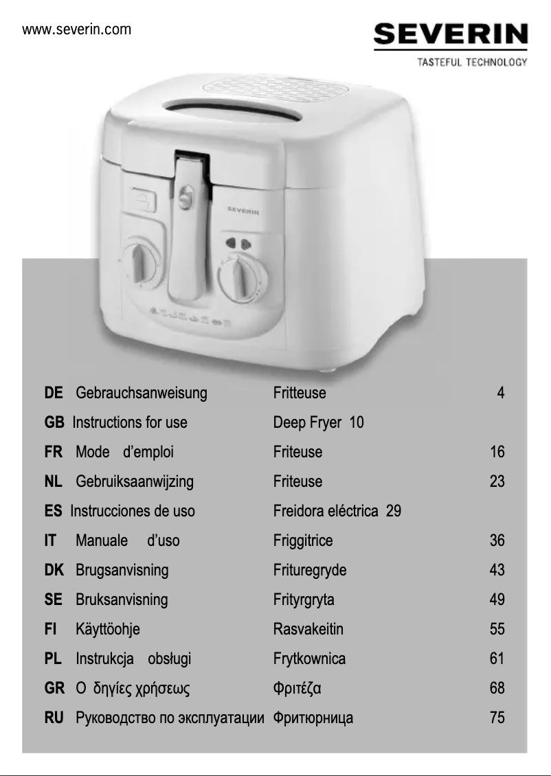 Image de la première page du manuel de l'appareil FR 2433