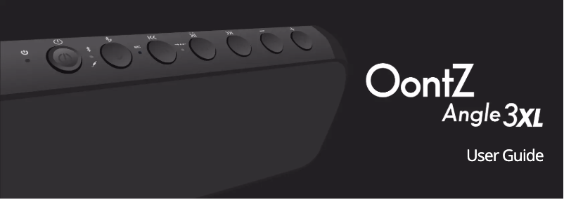 Page 1 de la notice Manuel utilisateur OontZ Angle 3XL