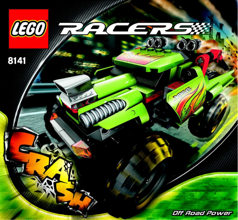Page 1 de la notice Manuel utilisateur Lego Racers 8141