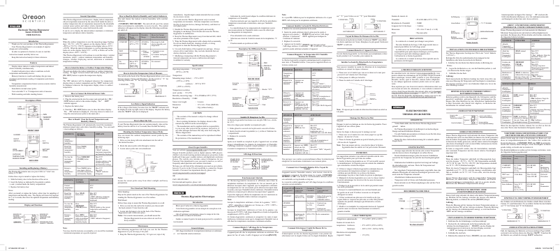 Image de la première page du manuel de l'appareil ETHG913R