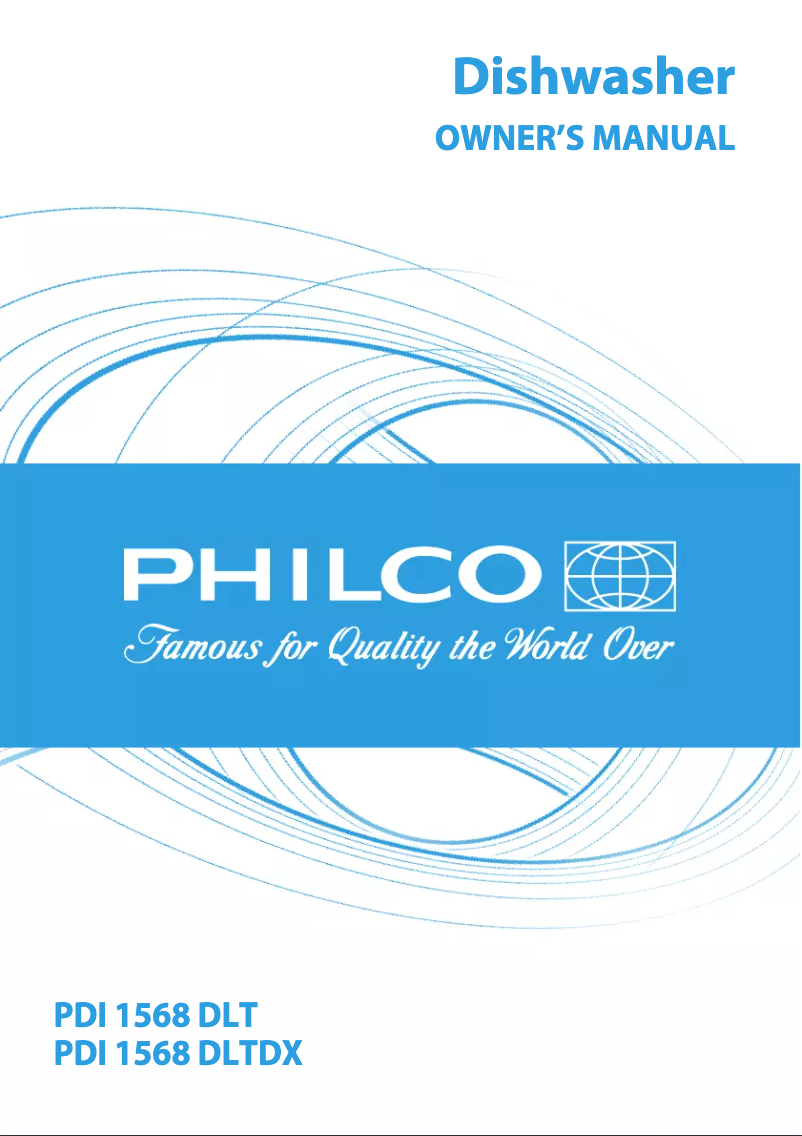 Page n°1 - Manuel utilisateur Philco PDI 1568 DLT
