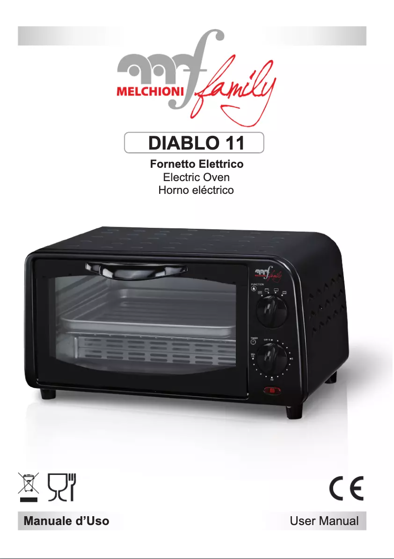 Page 1 de la notice Manuel utilisateur Melchioni Diablo 11