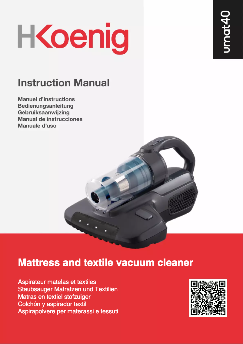 Image de la première page du manuel de l'appareil UMAT40