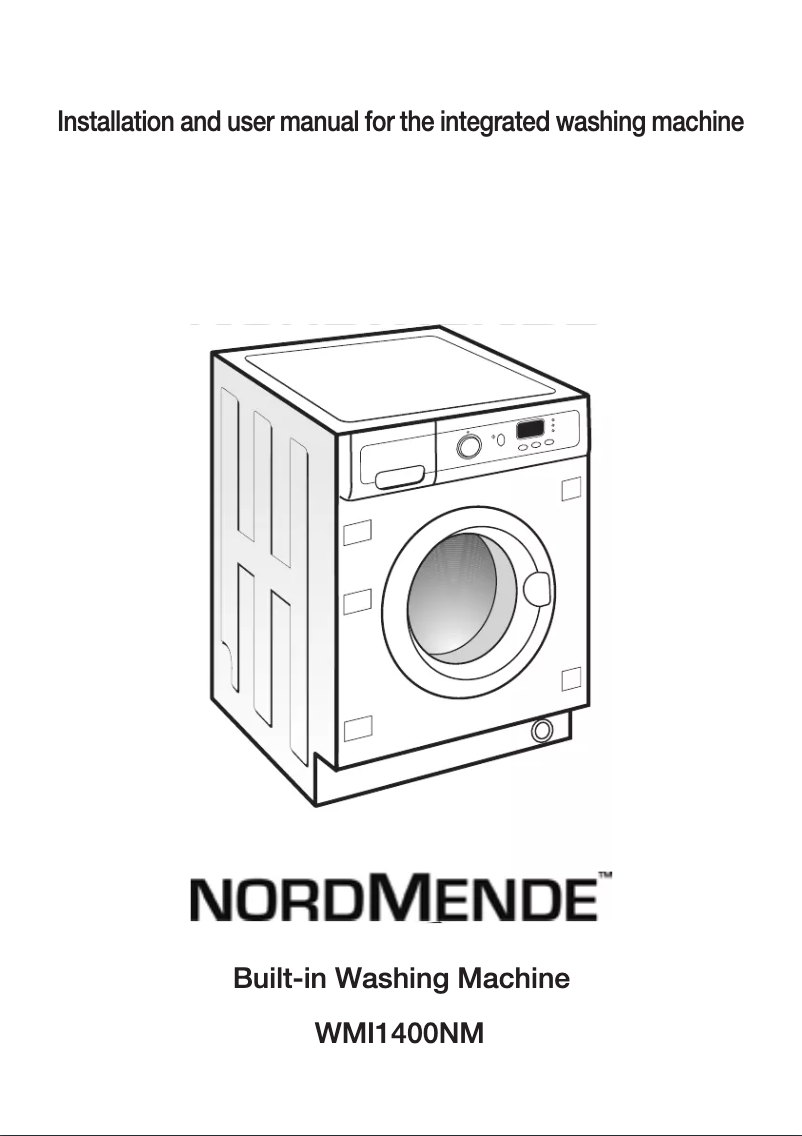 Page 1 de la notice Manuel utilisateur Nordmende WM74OONM
