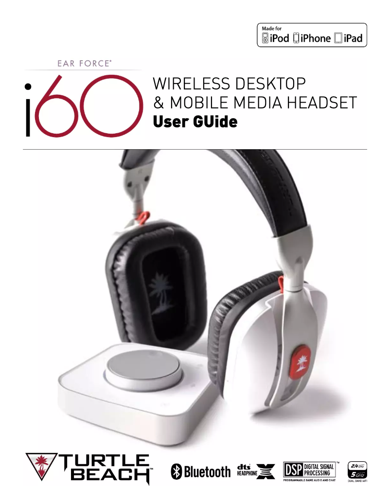 Page n°1 - Manuel utilisateur Turtle Beach Ear Force i60