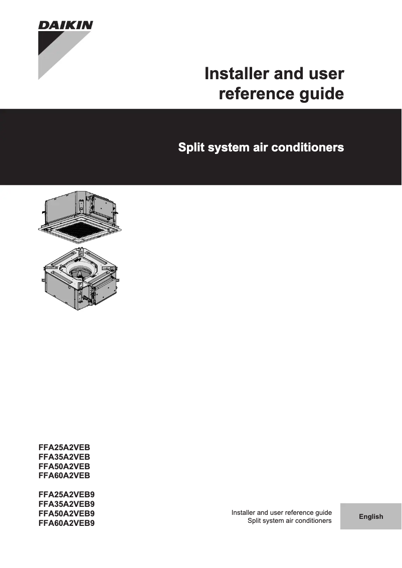 Imagen de la primera página del manual del dispositivo FFA25A