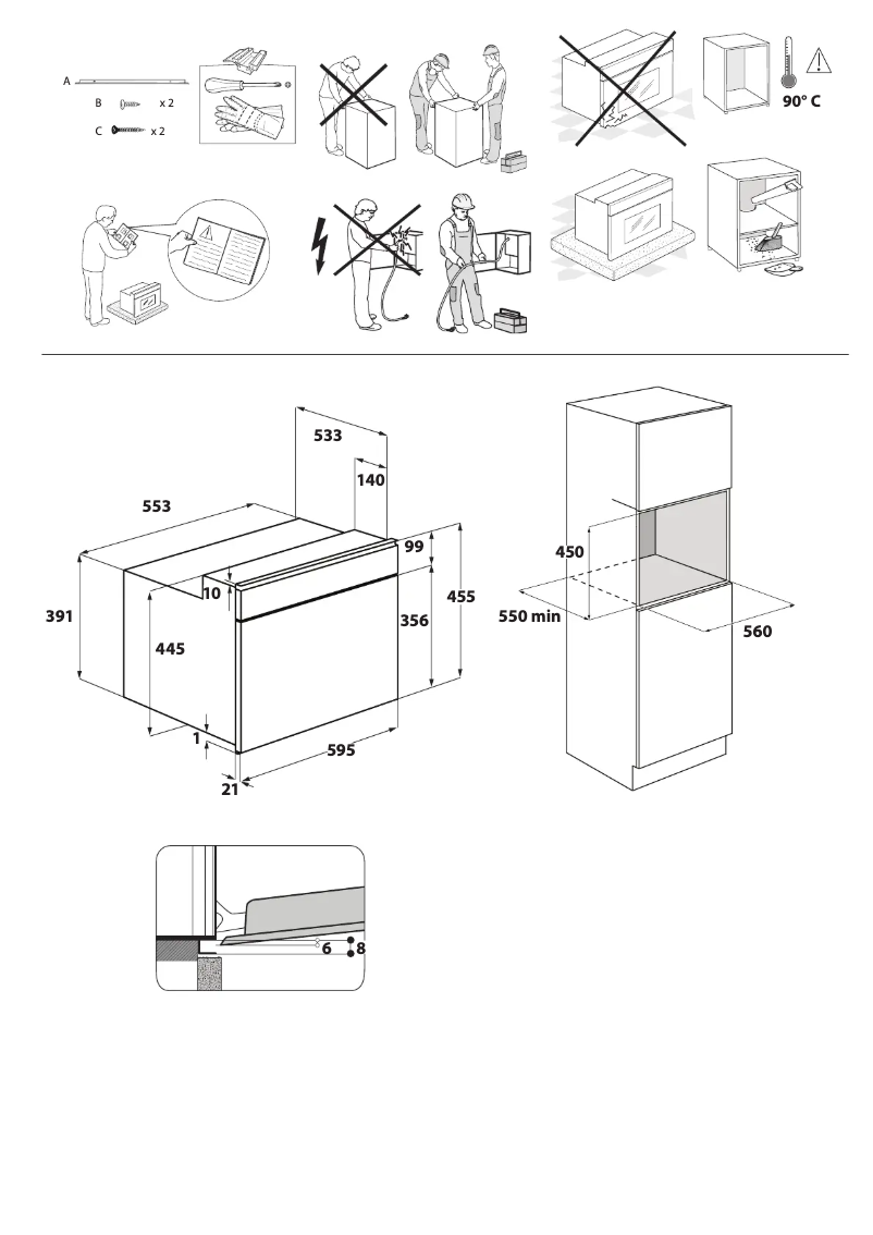 Page n°1 - Instructions de sécurité Whirlpool W11I MW161 UK