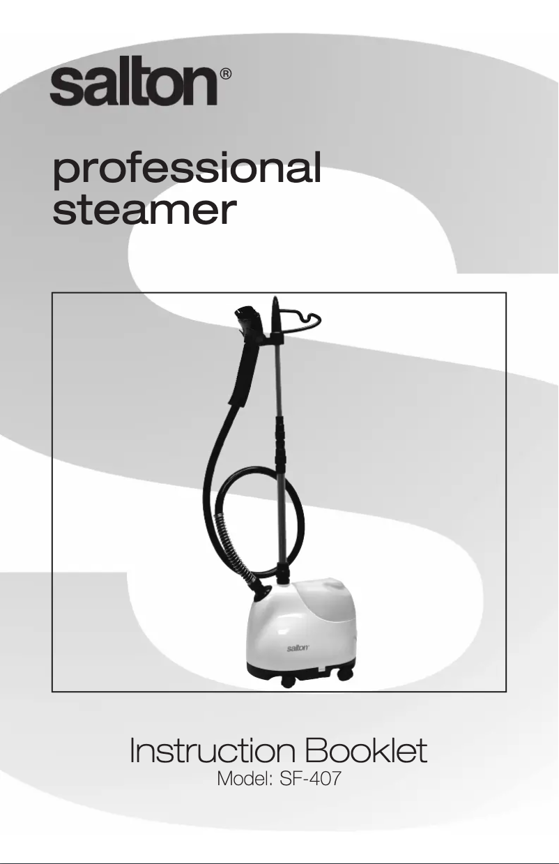 Página 1 del manual Manual de usuario Salton SF-407