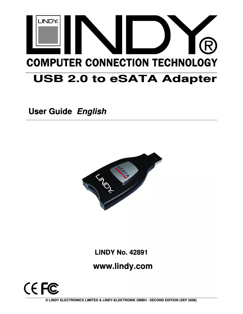 First page image of the manual for 42891