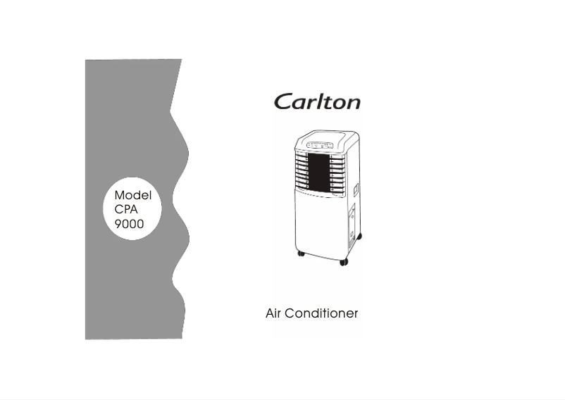 Page 1 de la notice Manuel utilisateur Carlton CPA9000