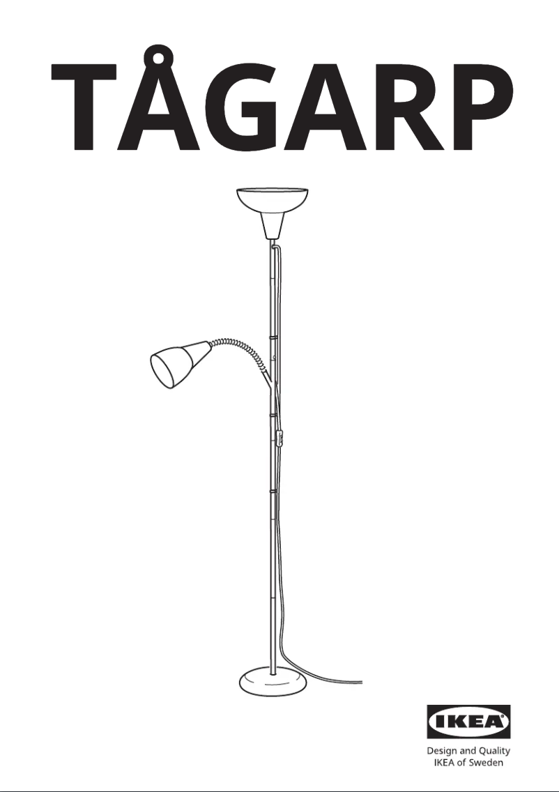 Image de la première page du manuel de l'appareil TÅGARP 704.863.95