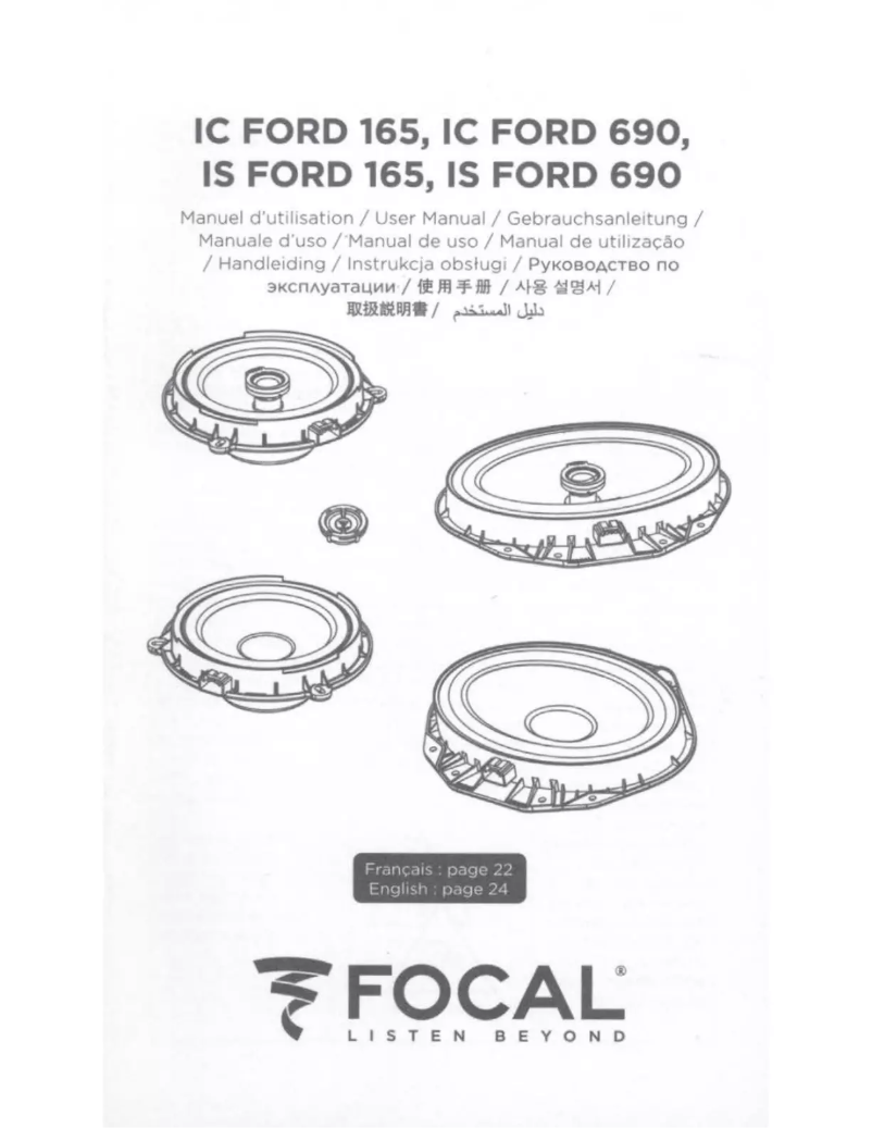 Page 1 de la notice Mode d'emploi Focal IS FORD 690