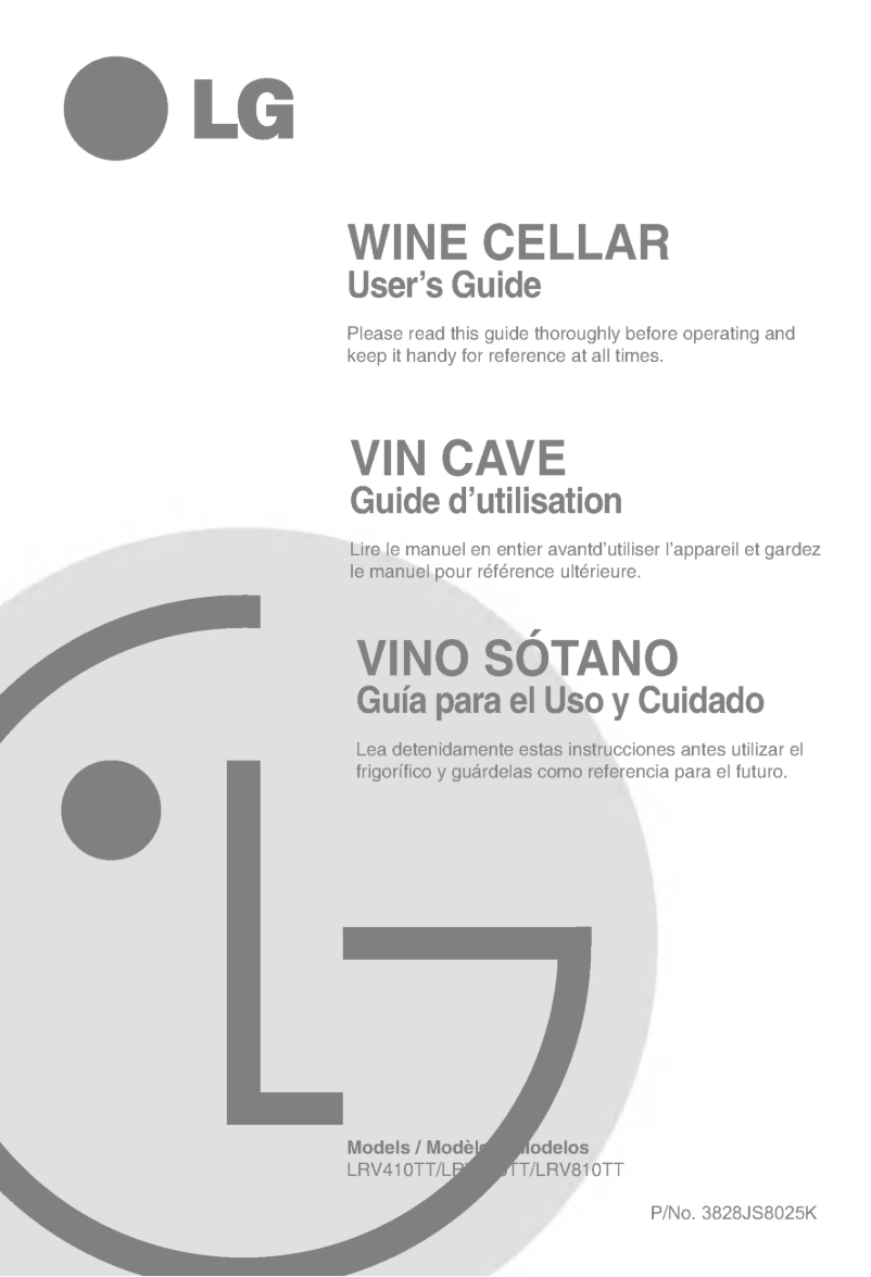 Página 1 del manual Manual de usuario LG GC-W141BTG