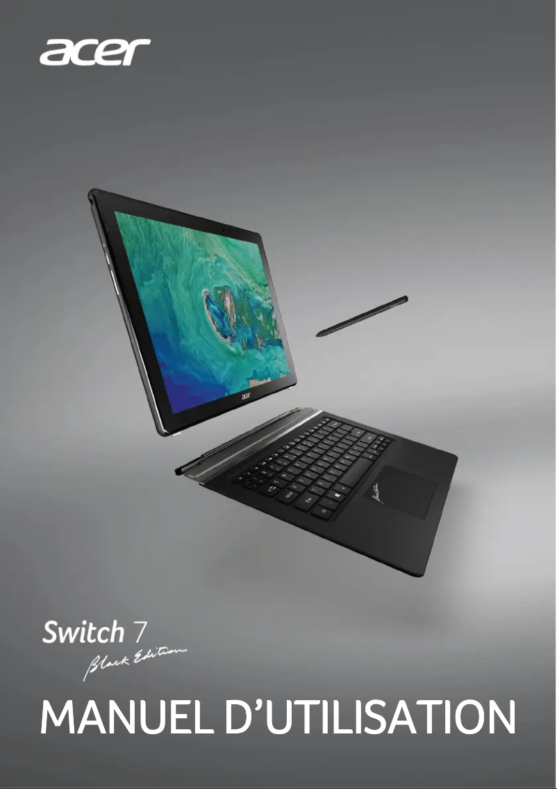 Page 1 de la notice Manuel utilisateur Acer Switch 7