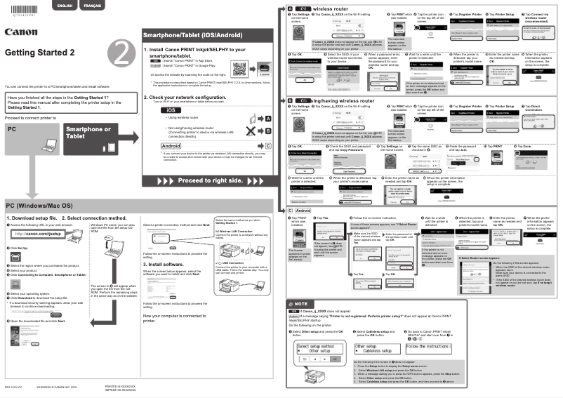 Image de la première page du manuel de l'appareil PIXMA E481