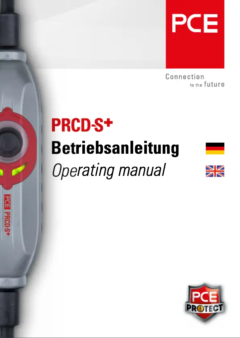 Page 1 de la notice Manuel utilisateur PCE PRCD-S+