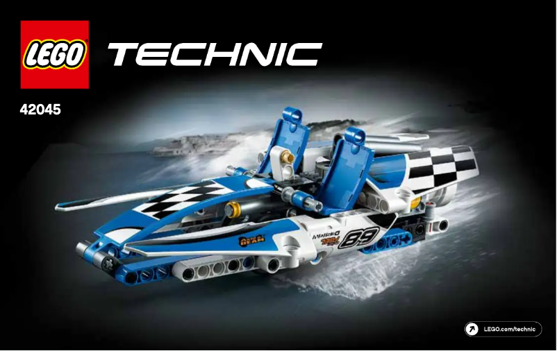 Page 1 de la notice Consignes visuelles Lego Technic 42045