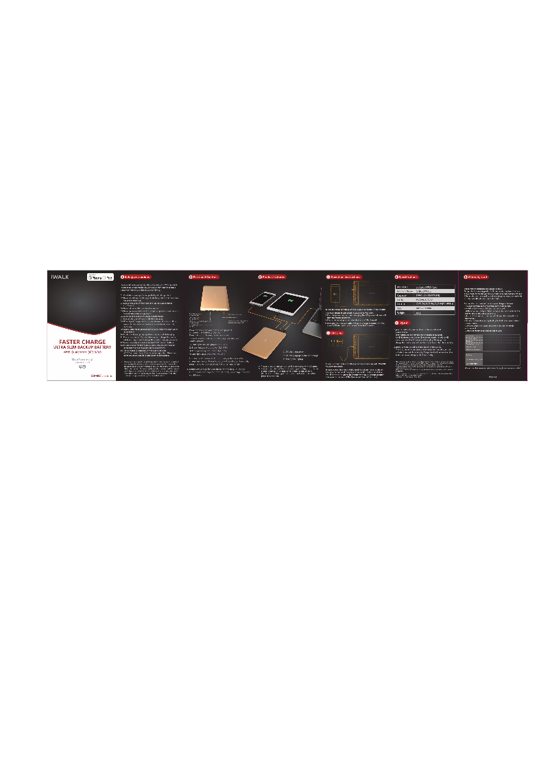 Page n°1 - Manuel utilisateur iWALK Chic