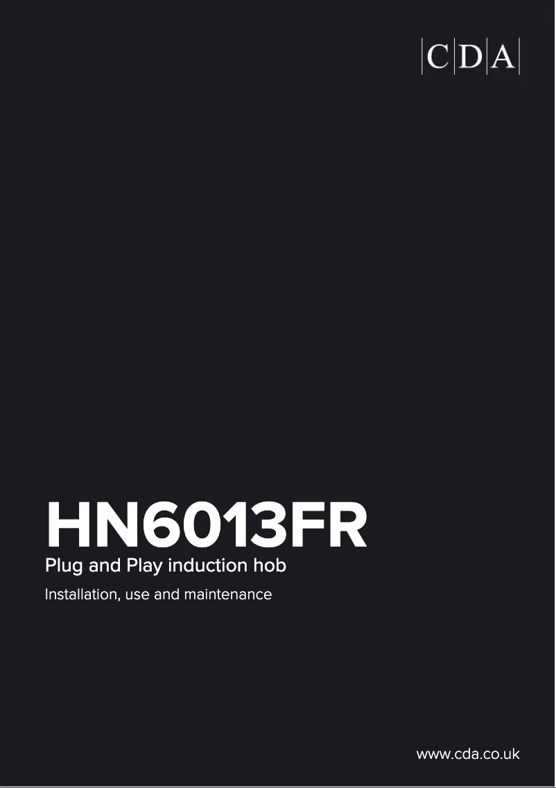 Image de la première page du manuel de l'appareil HN6013FR