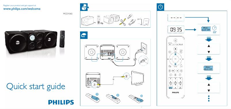 Image de la première page du manuel de l'appareil MCD1065