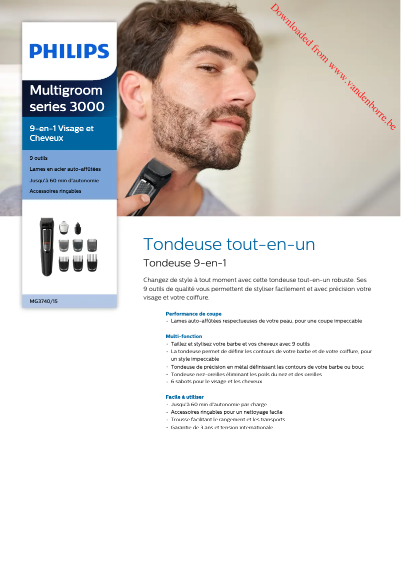 Image de la première page du manuel de l'appareil MG3740