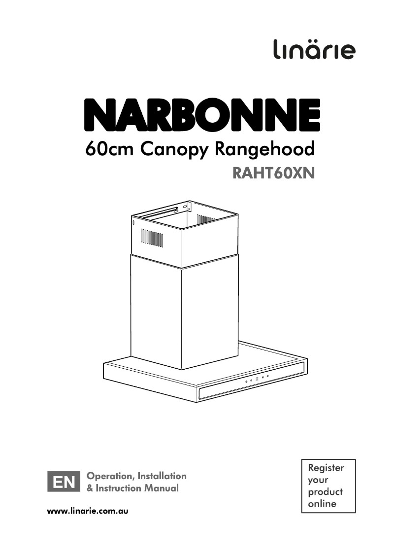 Image de la première page du manuel de l'appareil Narbonne RAHT60XN