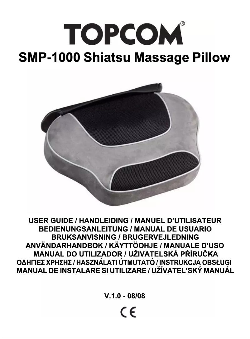 Page n°1 - Manuel utilisateur Topcom SMP-1000