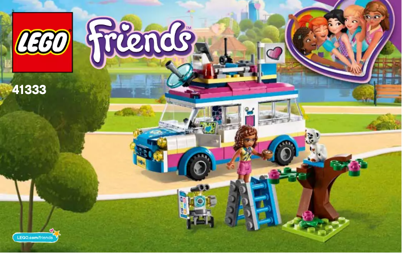 Page 1 de la notice Manuel utilisateur Lego Friends 41333