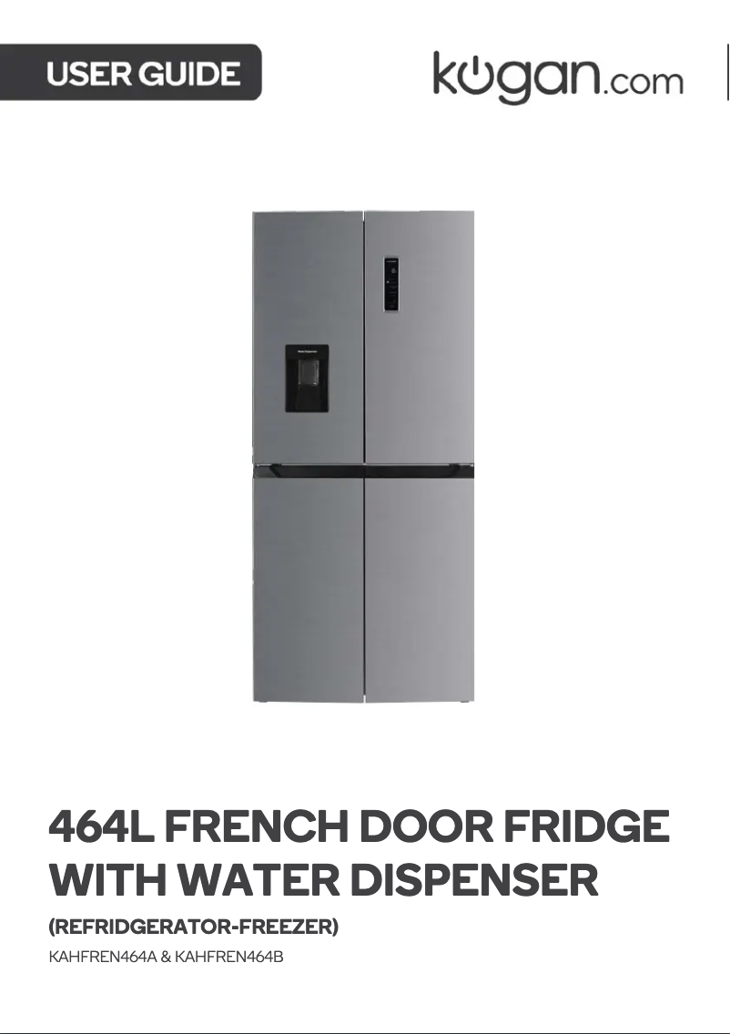 Page n°1 - Manuel utilisateur Kogan KAHFREN464B