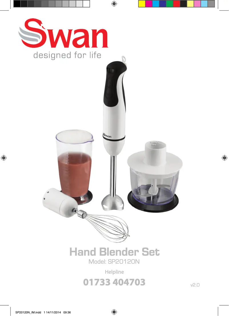 Image de la première page du manuel de l'appareil SP20120N