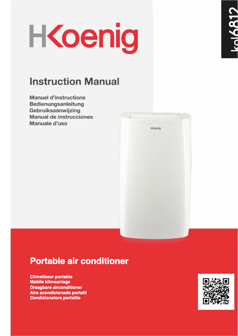 Page 1 de la notice Manuel utilisateur H.Koenig KOL6812