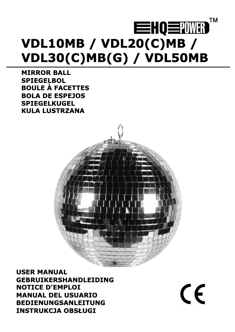 Image de la première page du manuel de l'appareil VDL10MB