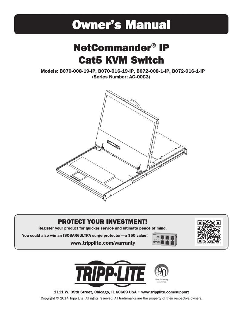 Image de la première page du manuel de l'appareil NetCommander B072-016-1-IP